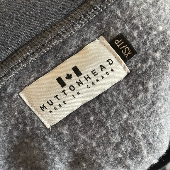 Muttonhead Apparel - Dark Heather Blue Button-Up Hoody - Picture 2 of 3